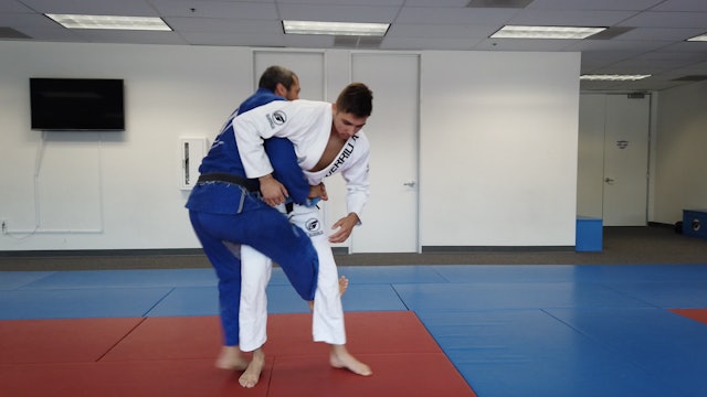 Standing Back Take Takedown