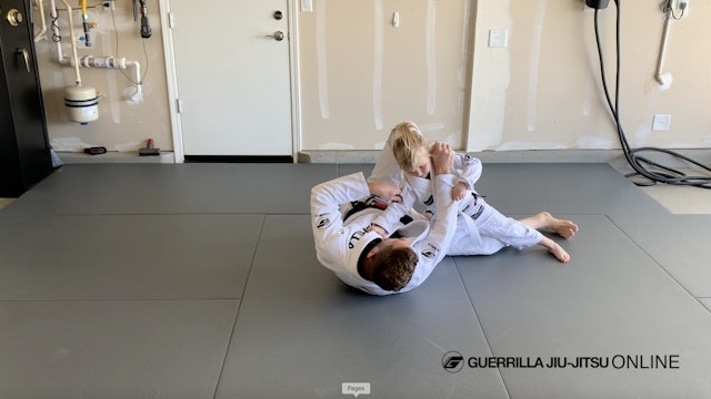 Teaching Knee Cut Pass and S-Mount Armbar to 5-7 Year Olds with a Thread