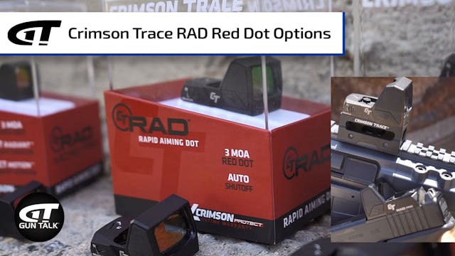 RAD Red Dots from Crimson Trace
