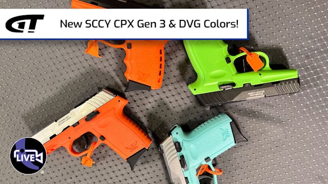 SCCY CPX Gen 3 & DVG Colors