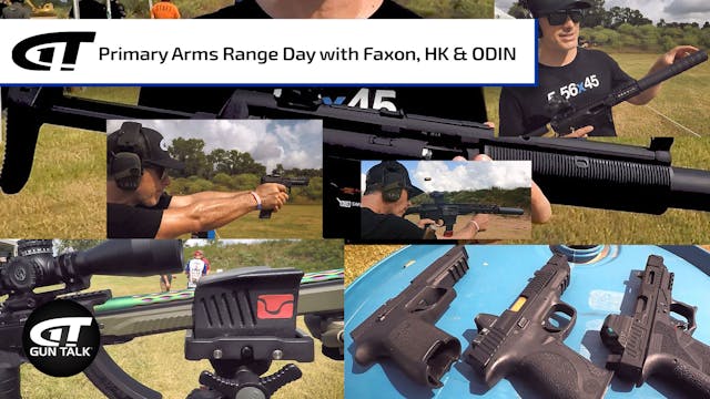 Primary Arms Range Day with Faxon, HK...