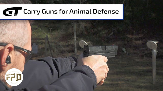Carry Guns for Animal Defense