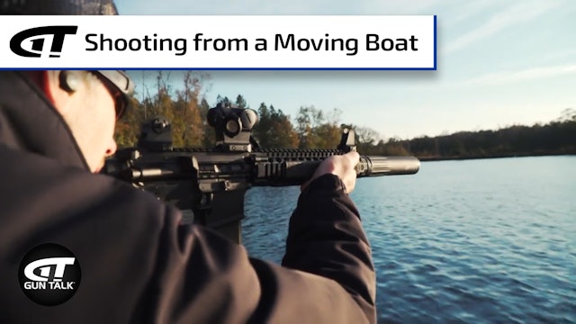 Target Shooting from a Moving Boat