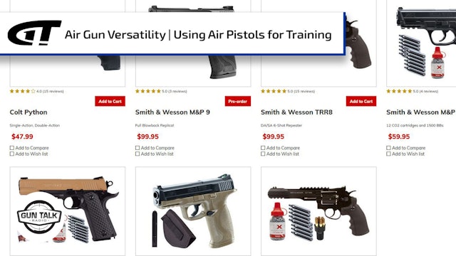 Versatility of Air Guns, Using Them for Training