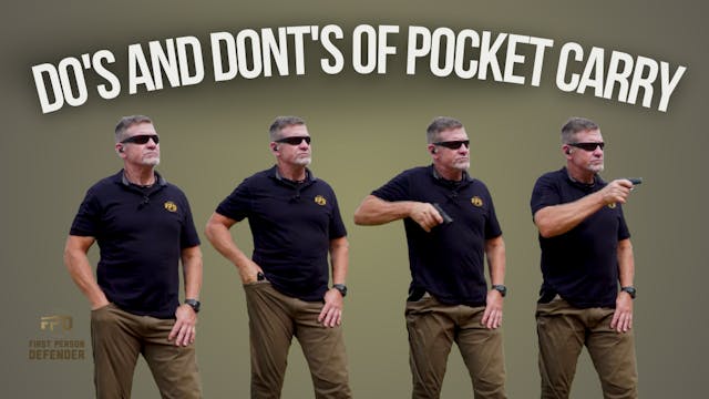 Do’s and Don’ts of Pocket Carry