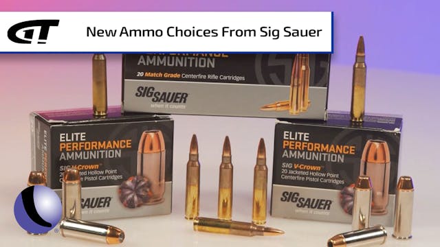SIG Rifle Ammo, made with SIG Brass a...
