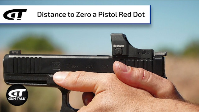 Zeroing a Red Dot Sight