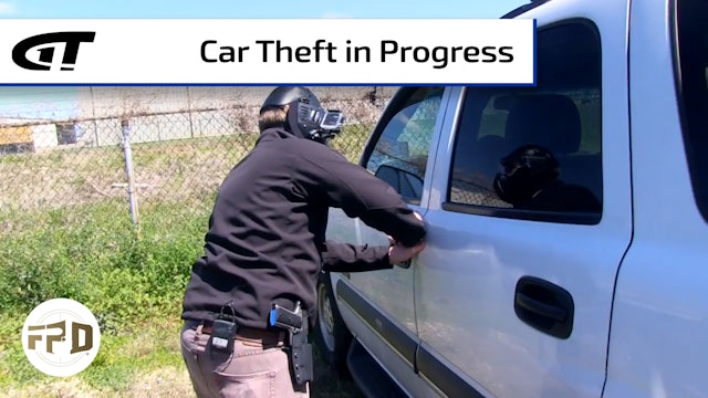 Man Surprises Car Thief