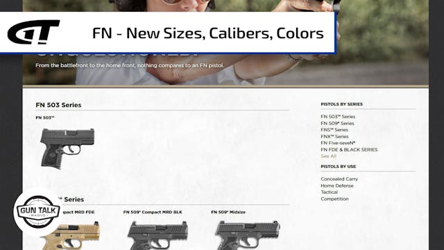 New Guns from FN America
