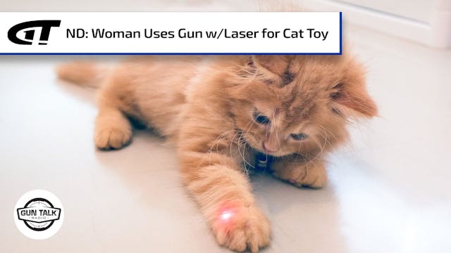 Woman Uses Laser-Equipped Gun as Cat ...