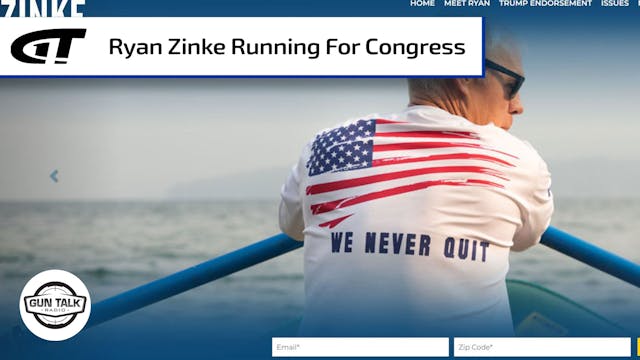 Ryan Zinke Running for Congress 
