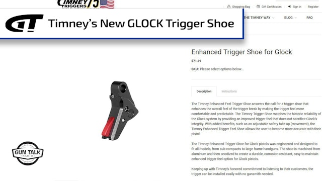 Timney Launches New GLOCK Trigger Shoe