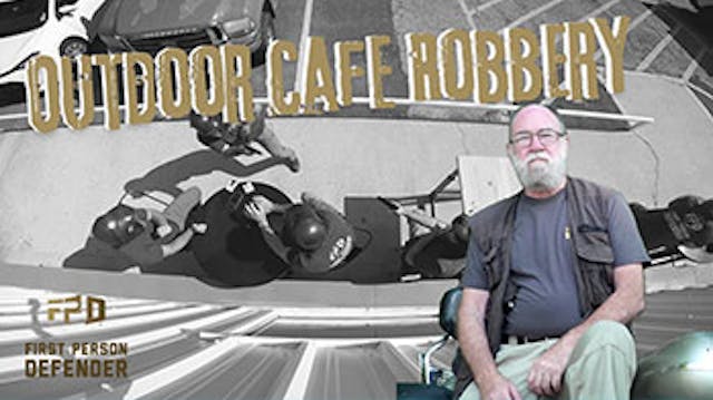 Armed Robbery at an Outdoor Cafe!