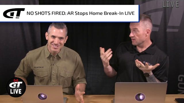 AR-15 Ends Home Break In - No Shots F...