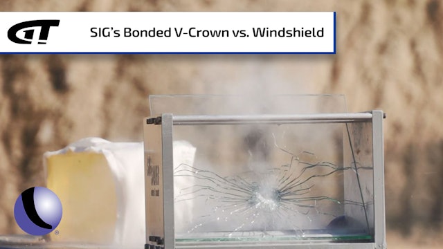 SIG's Bonded V-Crown Ammo On Target Through Windshields