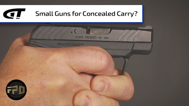 Too Big to Carry a Small Gun?