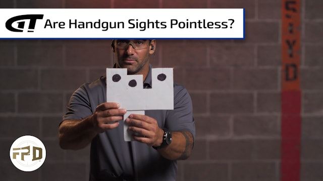 Are Handgun Sights Pointless?