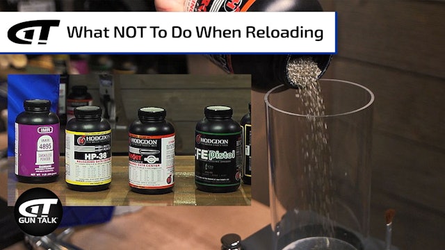 Reloading 101: Do NOT Do These Things