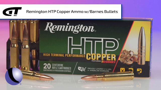 Affordable Remington HTP Copper Ammo loaded with Barnes Bullets