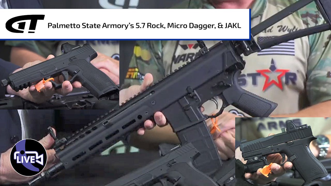 Palmetto State Armory's 5.7 Rock, Micro Dagger, and JAKL Rifles Gun