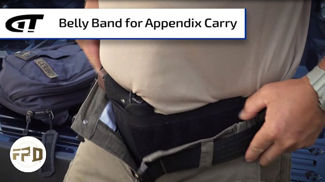 Using a Belly Band to Appendix Carry