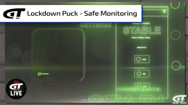 Lockdown Puck - Monitor and Secure Your Gun Safe