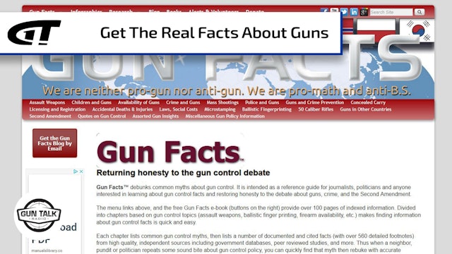 The Real Facts about Guns and Control