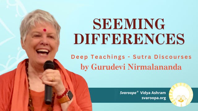 Seeming Differences 9/3/25