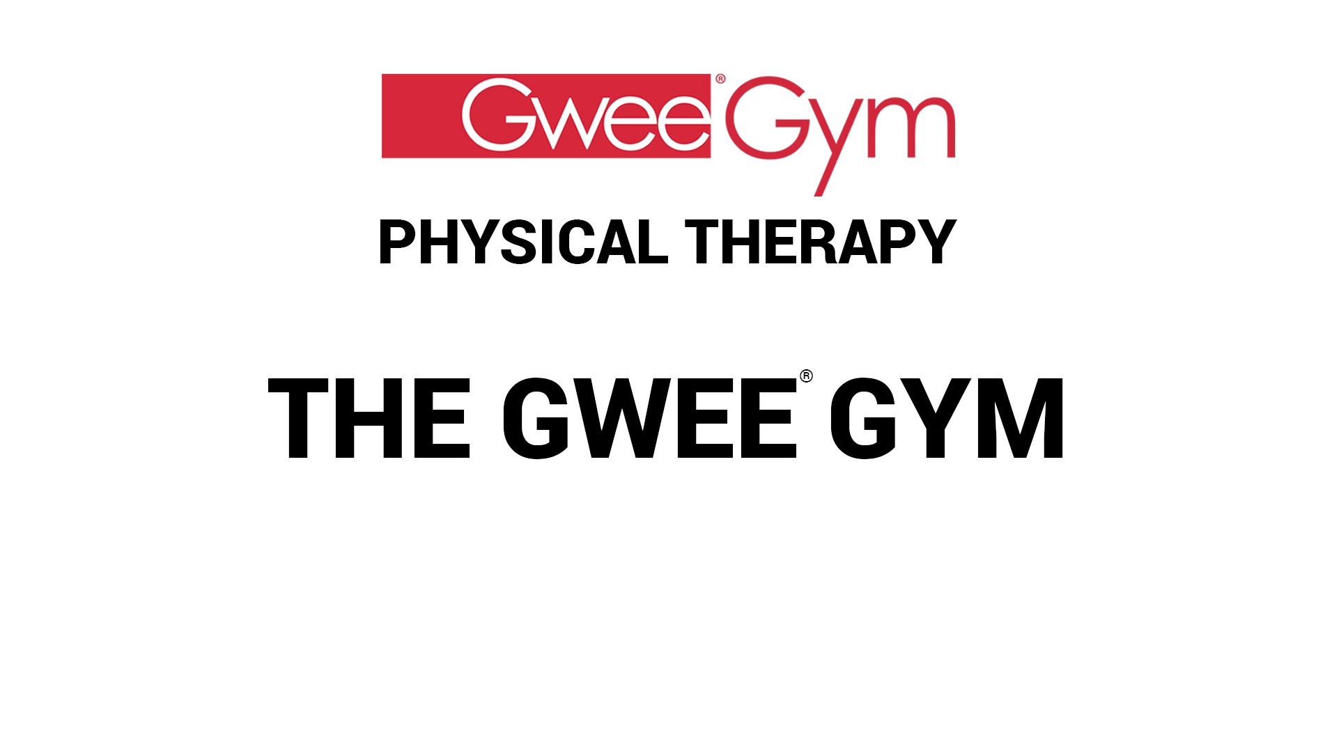 Getting Started With The Gwee Gym & Accessories for Physical Therapy