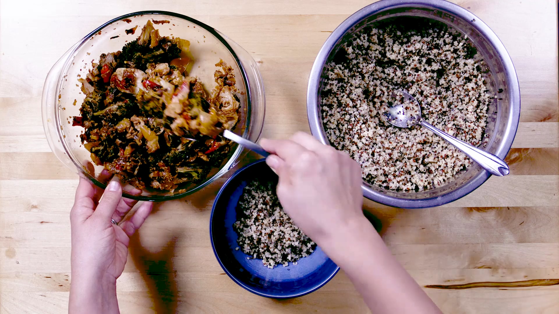 Teriyaki Roasted Vegetables over Quinoa