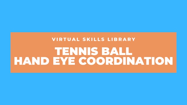 Tennis Ball Hand Eye Coordination