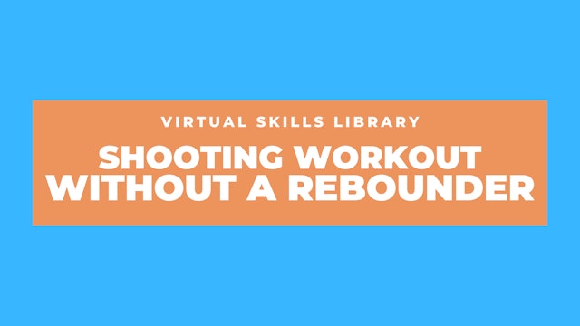 Shooting Workout Without a Rebounder