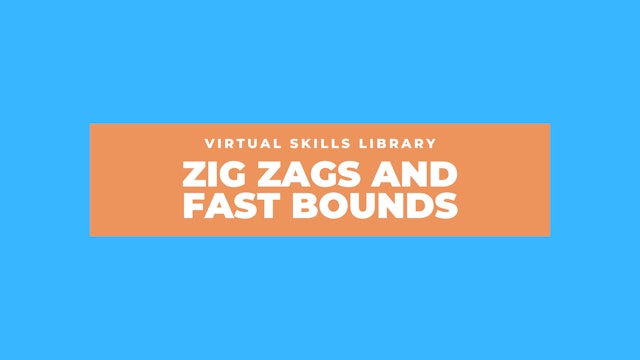 Zig Zag and Fast Bound Drills (One Ball)