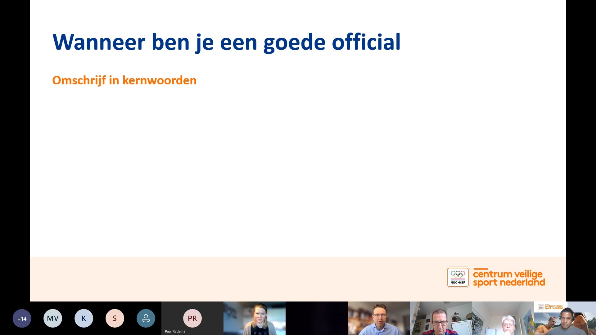 Webinar Sociale Veiligheid Scheidsrechters