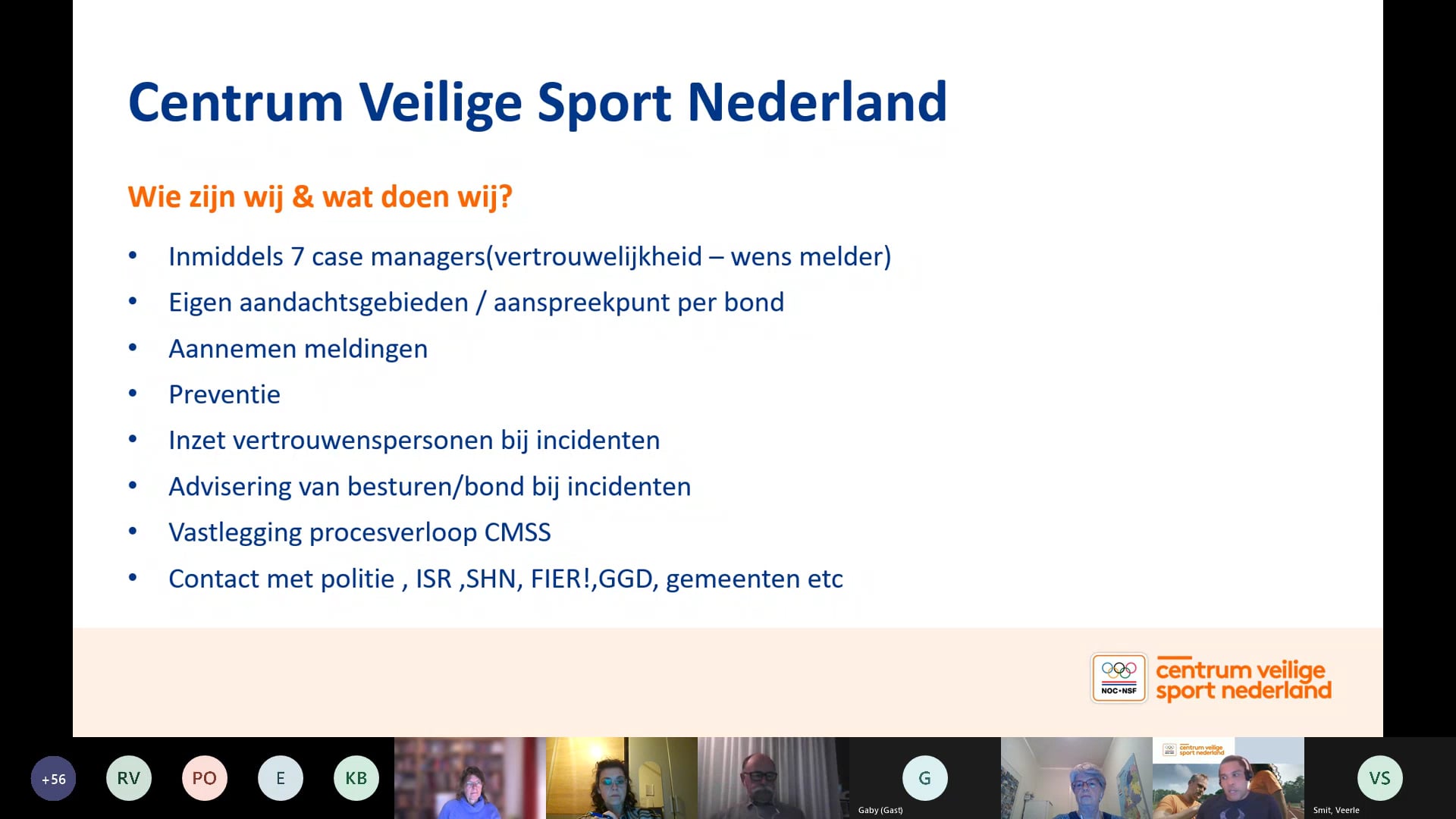 Webinar Sociale Veiligheid