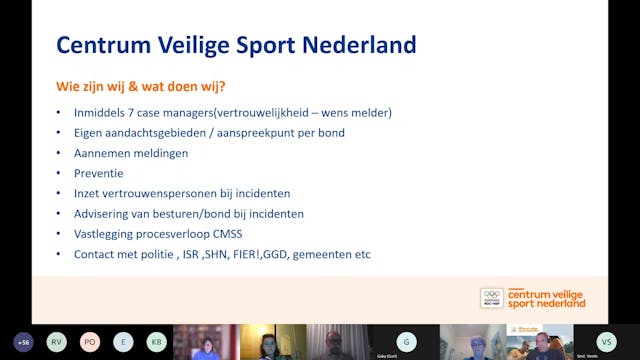 Webinar Sociale Veiligheid