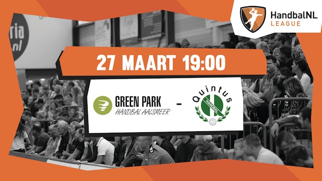 Green Park/Handbal Aalsmeer vs HV Quintus
