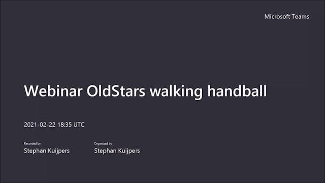 Webinar Old Stars walking handball