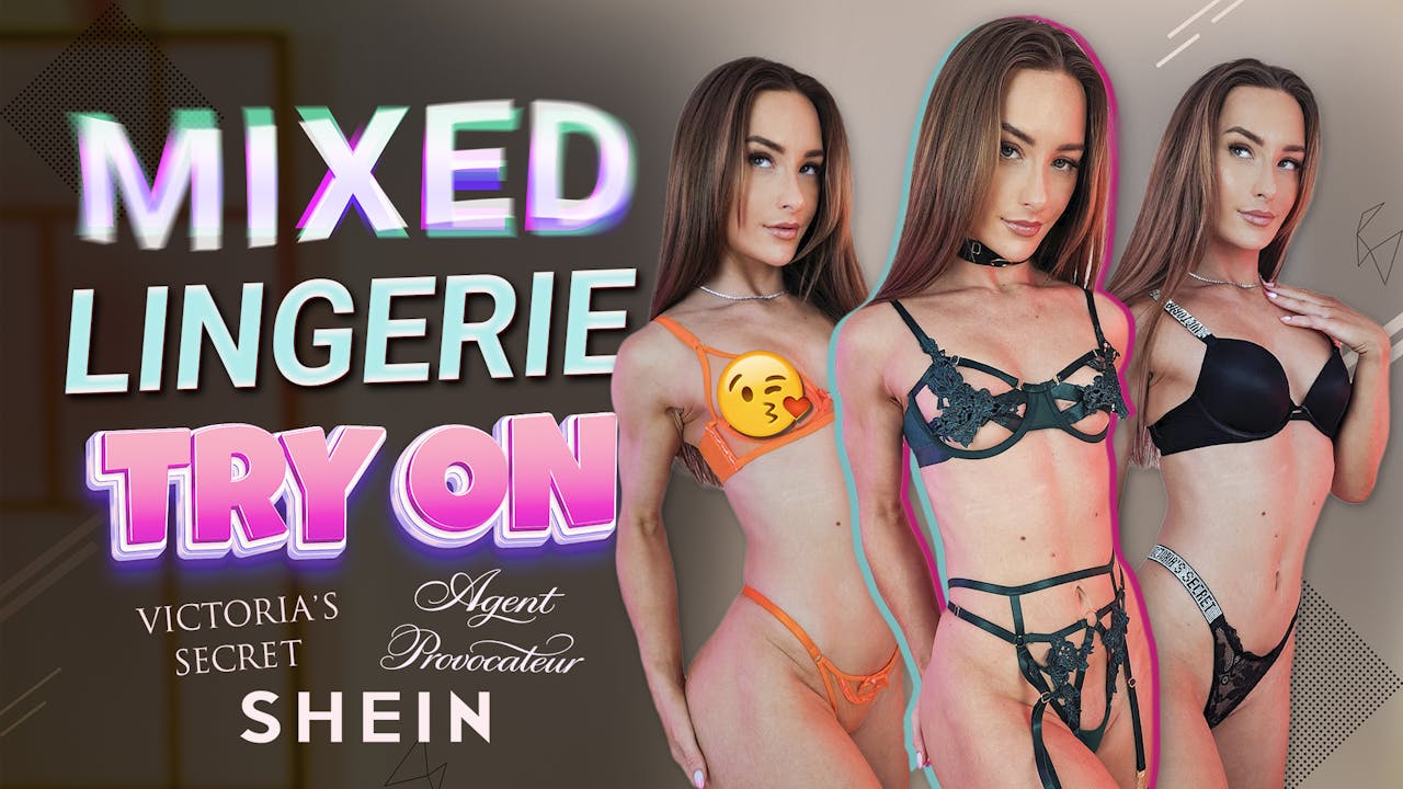 Mixed Lingerie Try-On