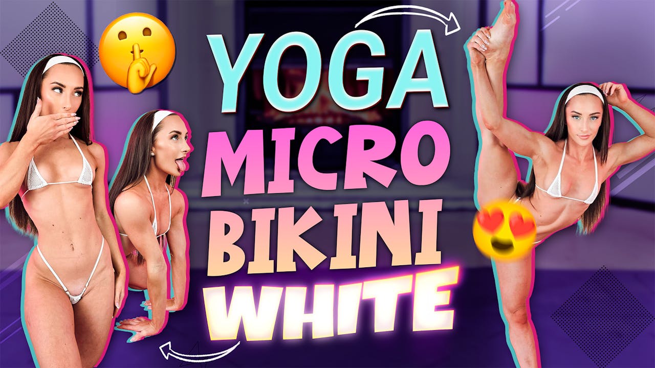 White Microbikini Yoga - Hannahjames710