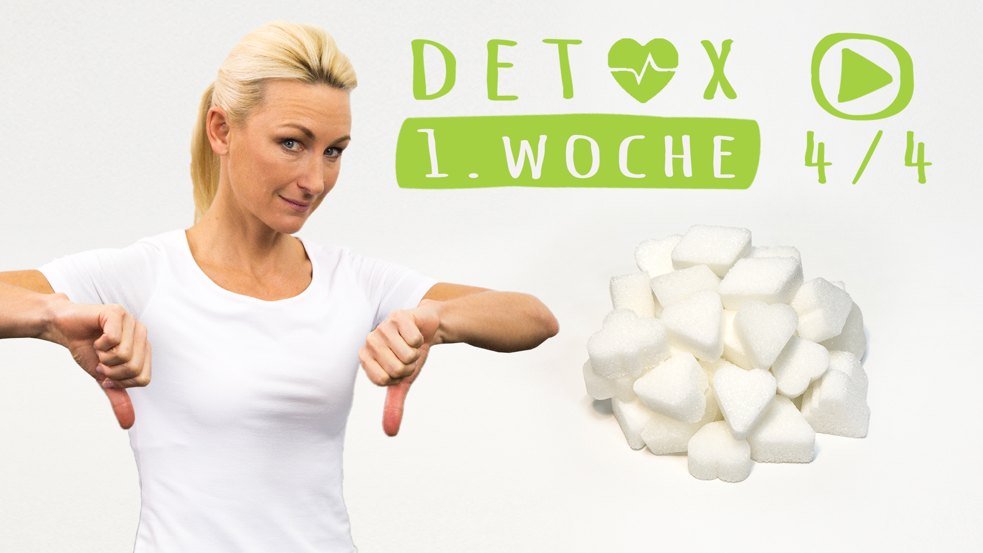 Detox Programm Woche 1 – Verzicht auf Zucker und Alkohol mit Kerstin Hardt