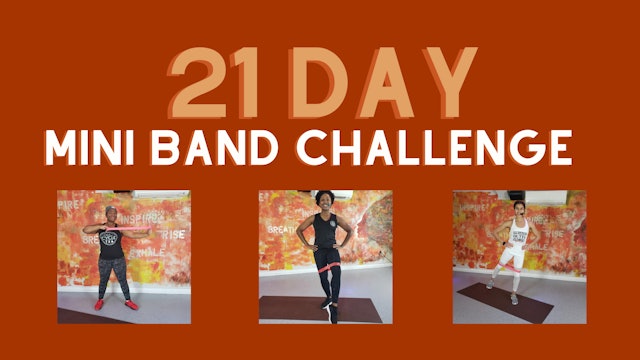21 Day Mini Band Challenge Calendar