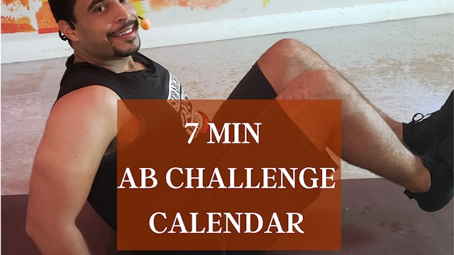 4 Week Ab Challenge Calendar 