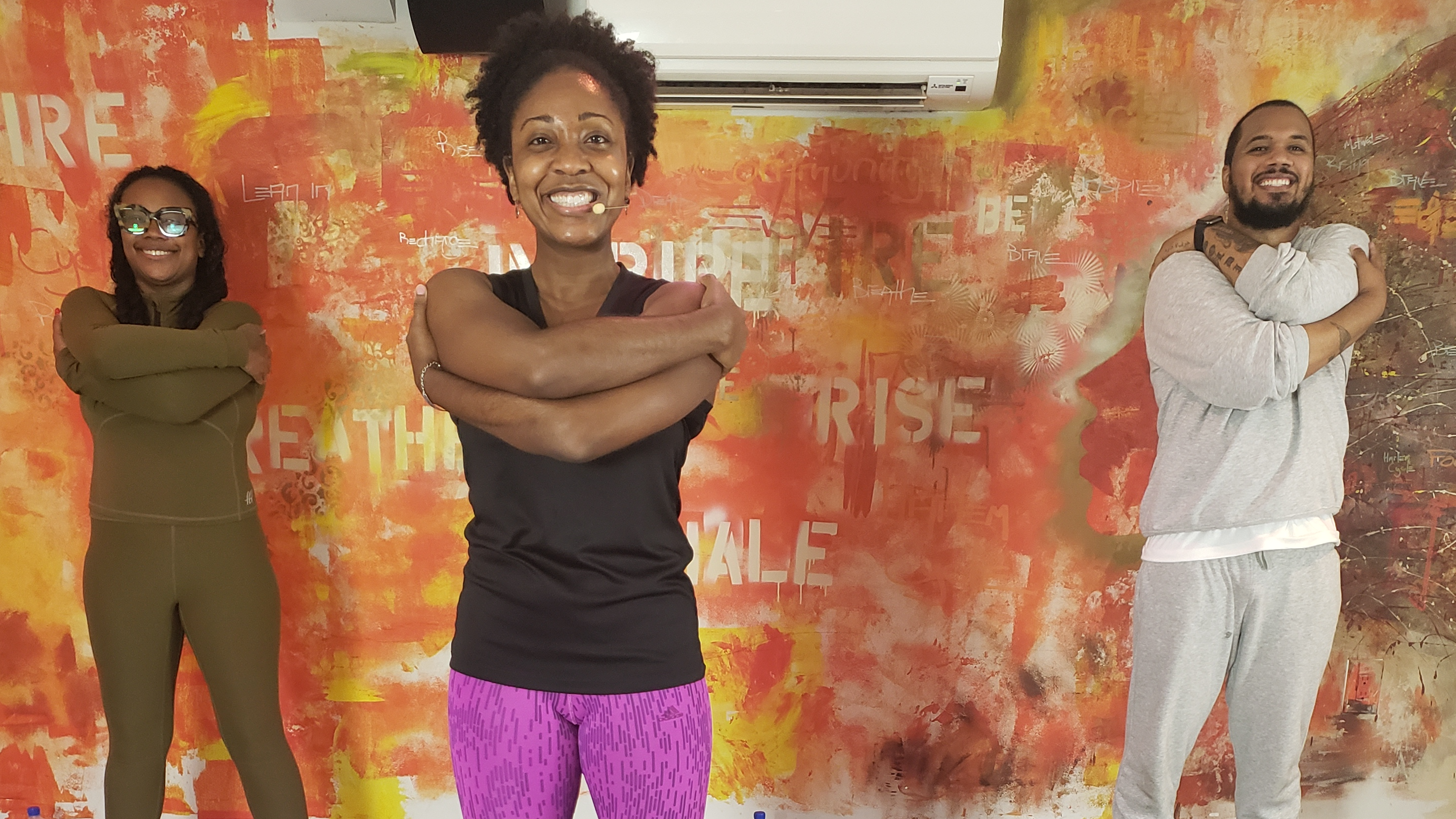 20min Dynamic Warmup w/Leah featuring Ashlee and Mustafa (Happily Ever Muhammad)