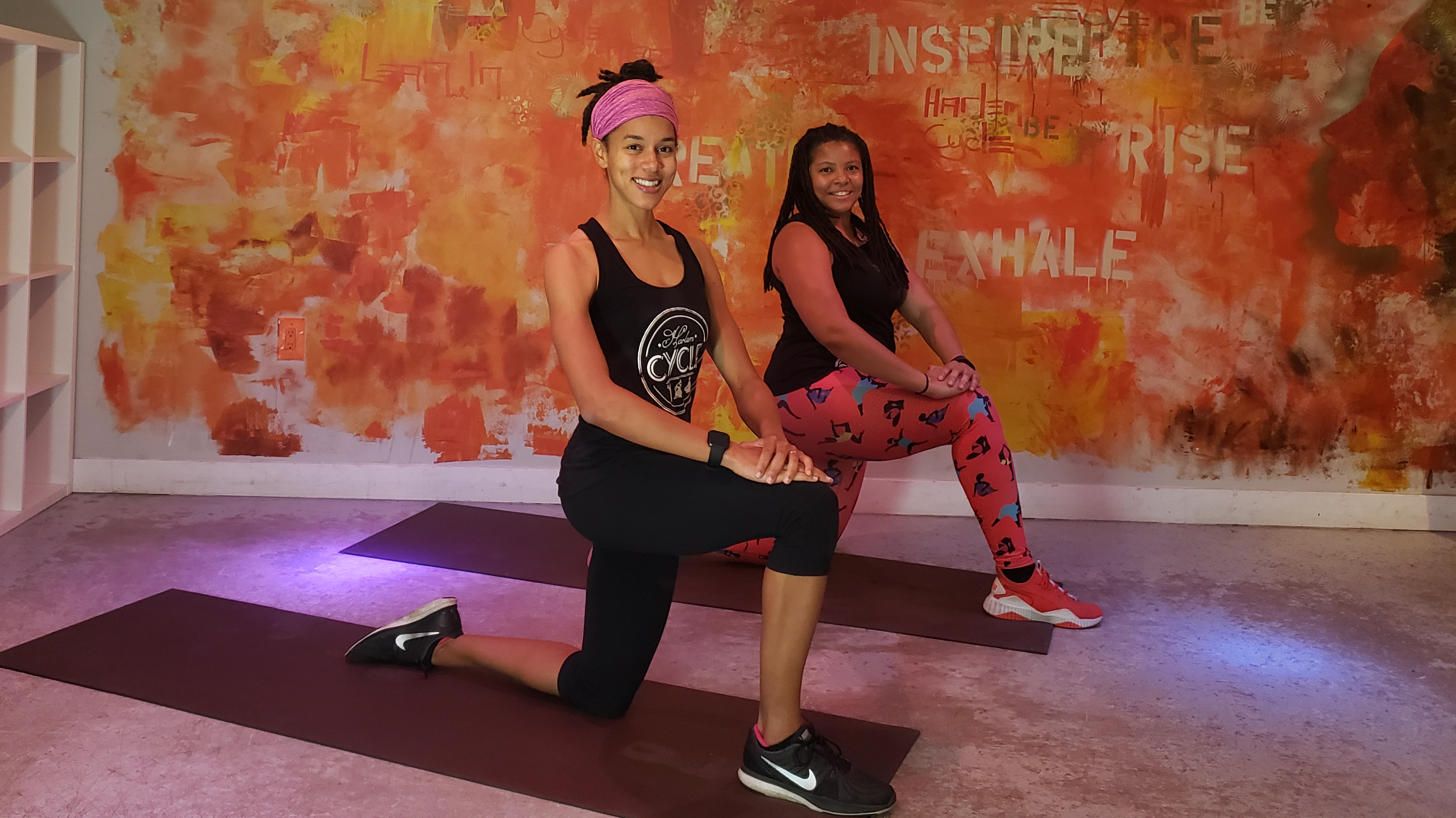 15 min Family Stretch with Melissa and Tammeca 