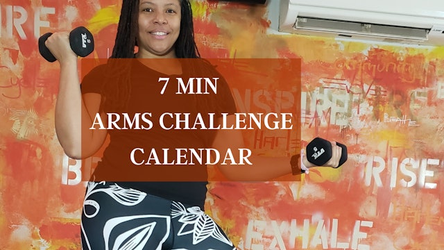 7mins Arms Challenge Calendar