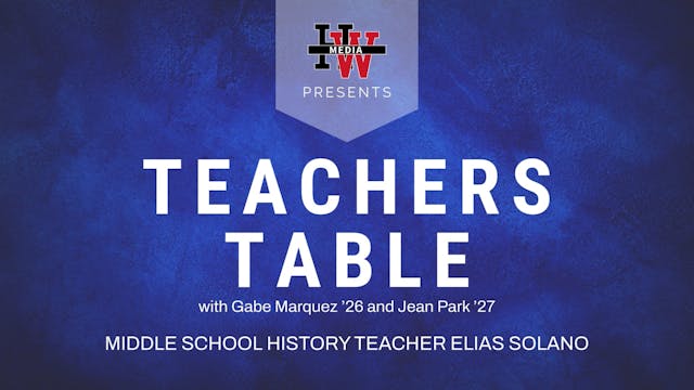 Middle School History Teacher Elias S...