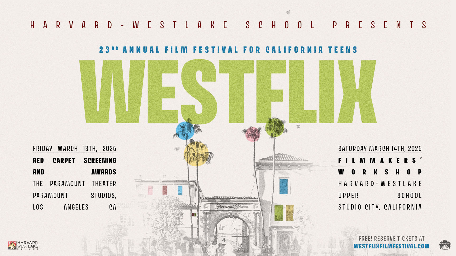 Westflix Film Festival 23: Red Carpet & Screening (March 13)