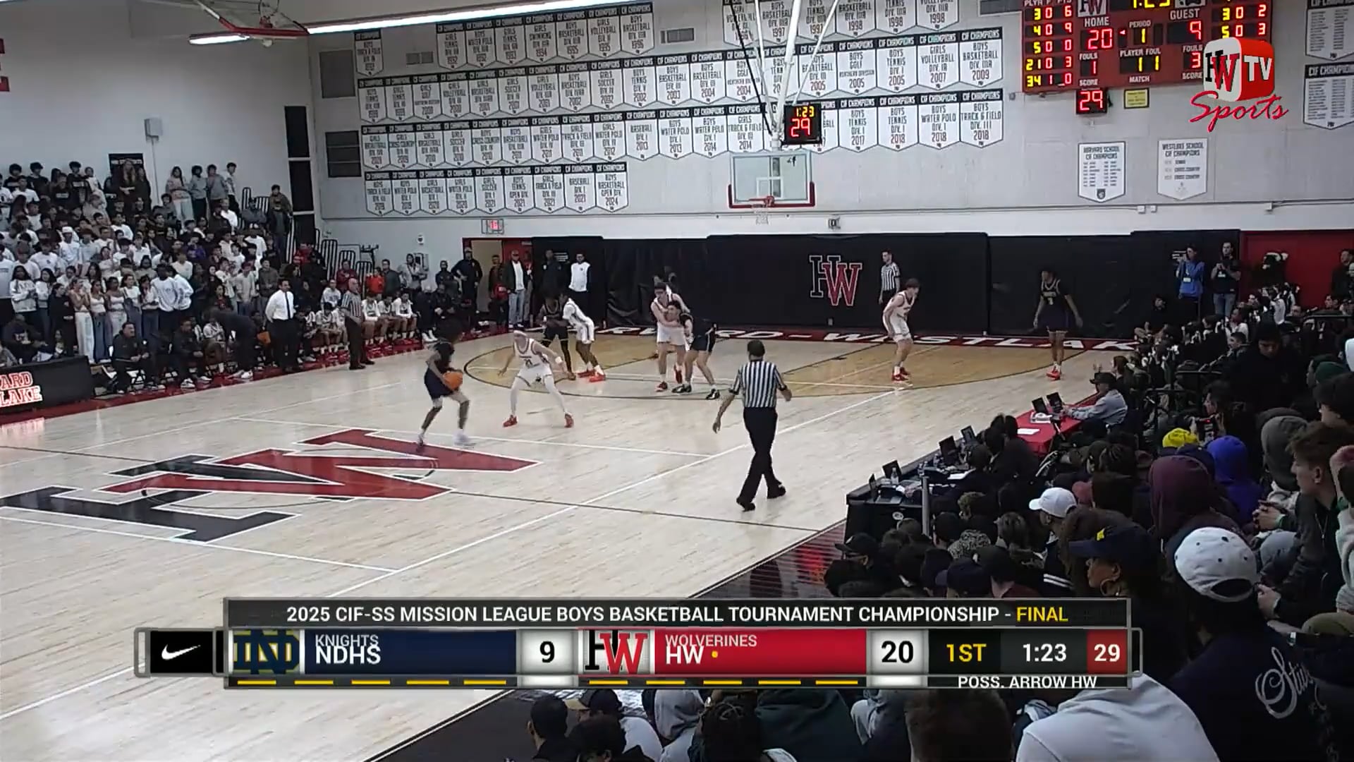 Boys Basketball vs. Notre Dame - Mission League Championship Final (Feb 5)