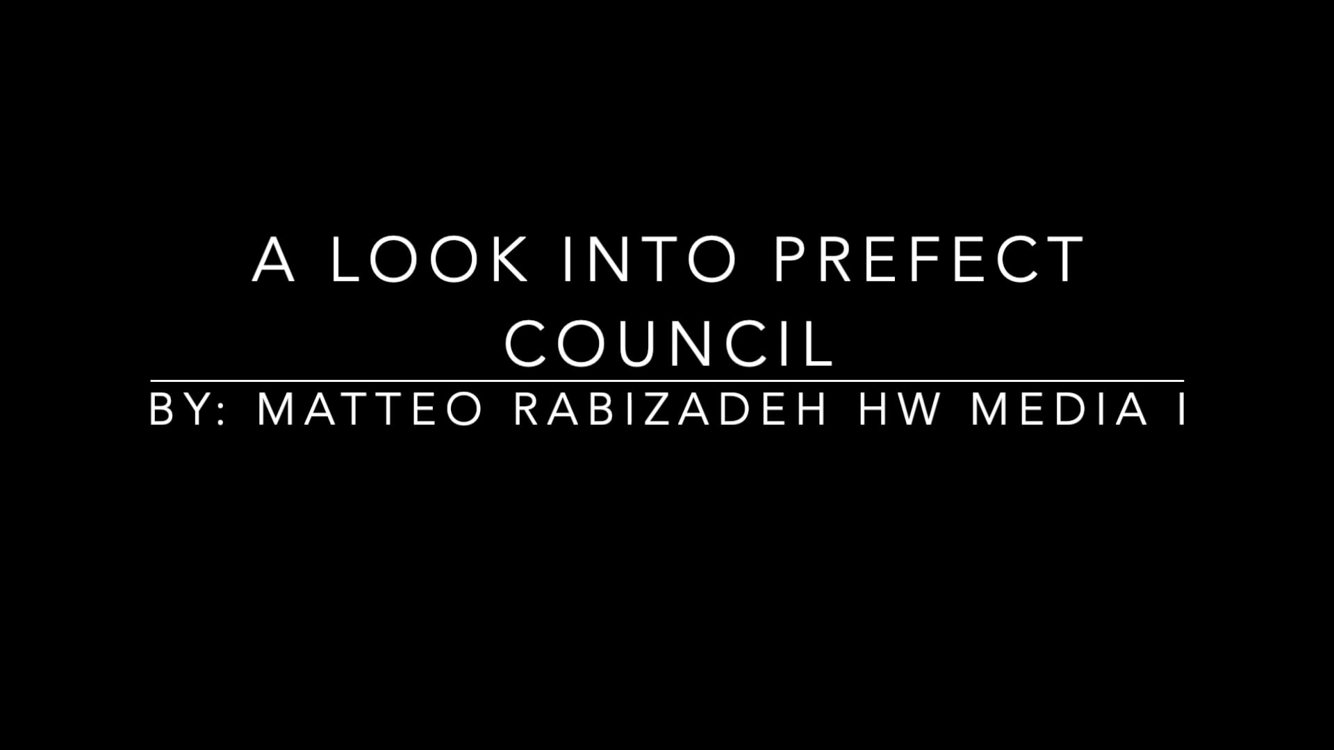 Prefect Council Photo Slideshow by Matteo Rabizadeh '28